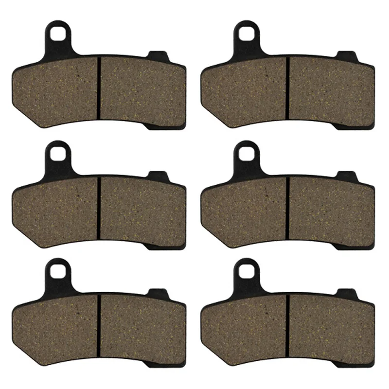 

Front and Rear Brake Pads for Harley Davidson V-Rod VRSC VRSCR Street & Night Rod VRSCF Muscle 06-12 FLHR Road King 08-13