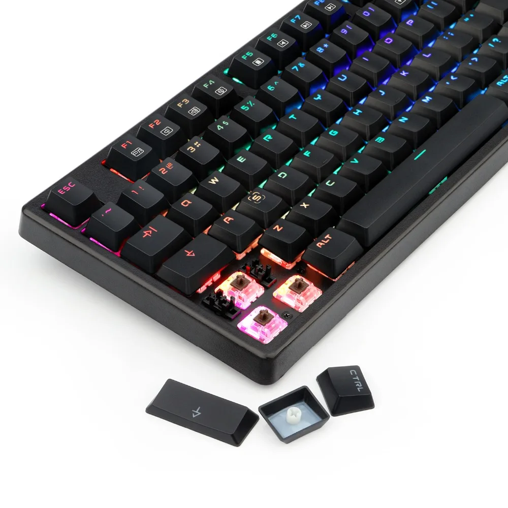 Механическая игровая клавиатура Redragon K578 коричневые переключатели эргономичная