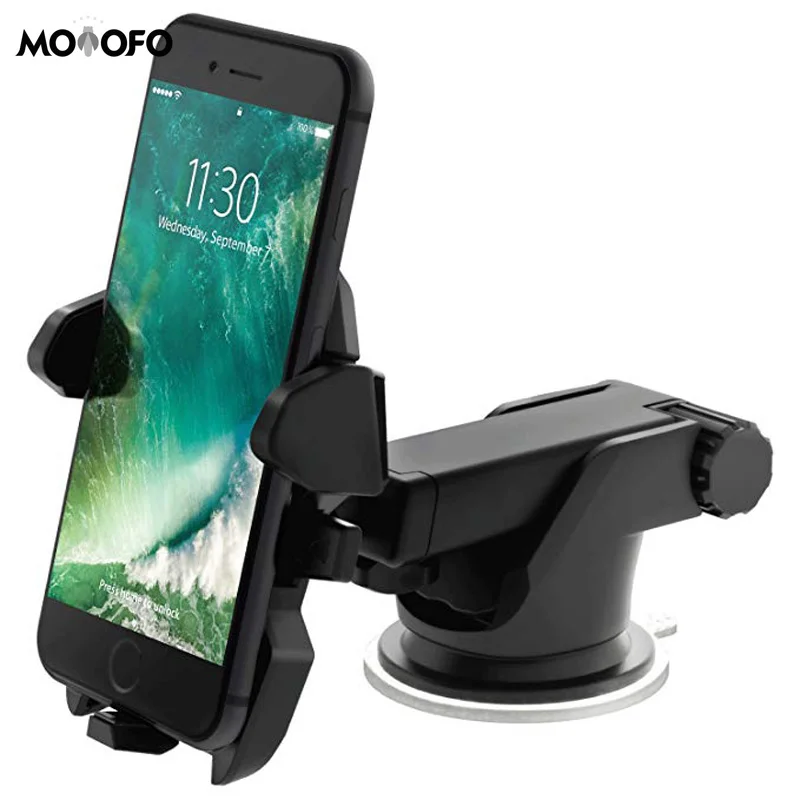

Dashboard & Windshield Car Phone Mount Holder for iPhone Xs Max R 8 Plus 7 Samsung Galaxy S10 E S9 S8 Plus Edge, Note 9 & Other