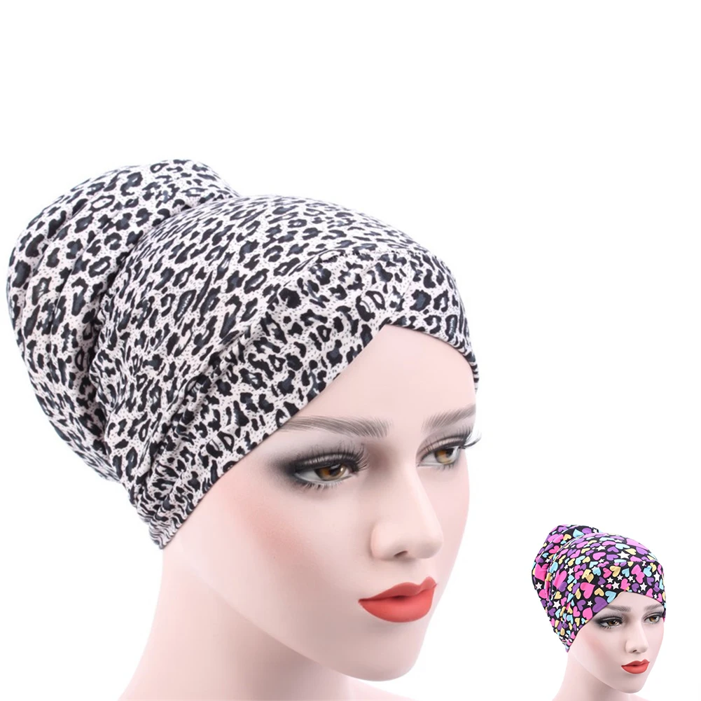 Шапки для взрослых и женщин с раком, шапка-тюрбан для выпадения волос, шапочка для химиотерапии, головной платок, растягивающийся Регулируемый Женский подарок, Весенняя мусульманская шапочка