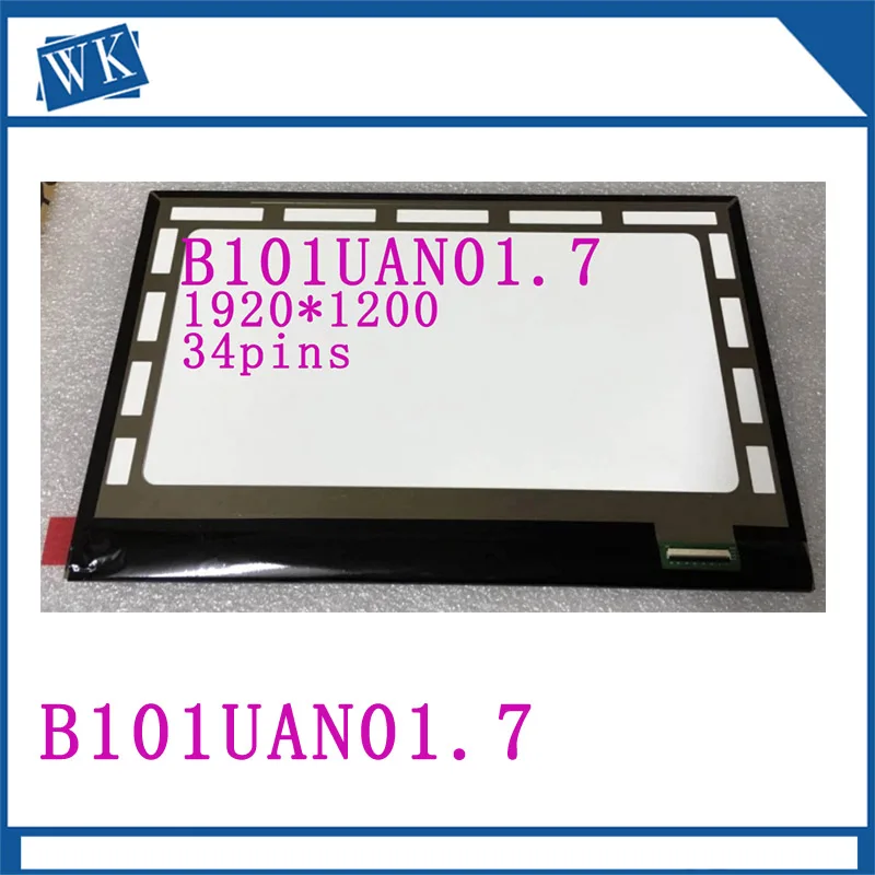 

10.1" Model No: B101UAN01.7 LCD Display Matrix Screen 1920(RGB)*1200 Tablet PC LCD Screen Panel Module replacement Inner lcd