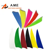 

100pcs 3 inch Right Wing Left Wing Shooting Arrow Feather Shield Natural Turkey Feather Archery Bow Arrow Handcraft Fletching