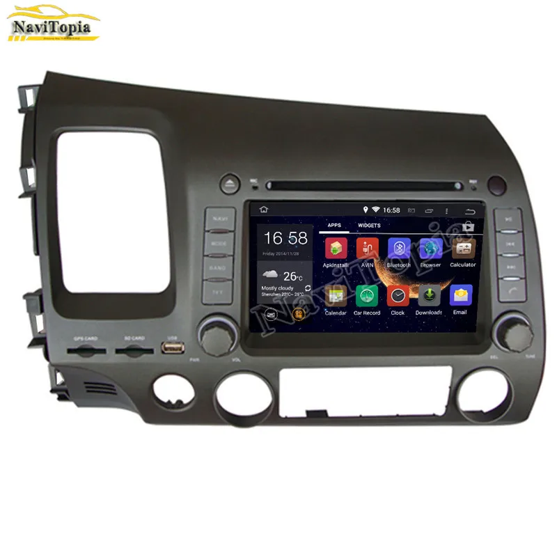 Discount NAVITOPIA 4G RAM 64G ROM PX6 Android 9.0 Car DVD Multimedia Player GPS Navigation for Honda Civic left driving 2006-2011 1 Discount NAVITOPIA 4G RAM 64G ROM PX6 Android 9.0 Car DVD Multimedia Player GPS Navigation for Honda Civic left driving 2006-2011 1