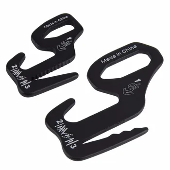 

1PC 9 Shape Camping Tent Hook Buckle Tent Rope Tightener Tie Down Strap Tool for Tent Stopper Bundle Tight Puller Paracord