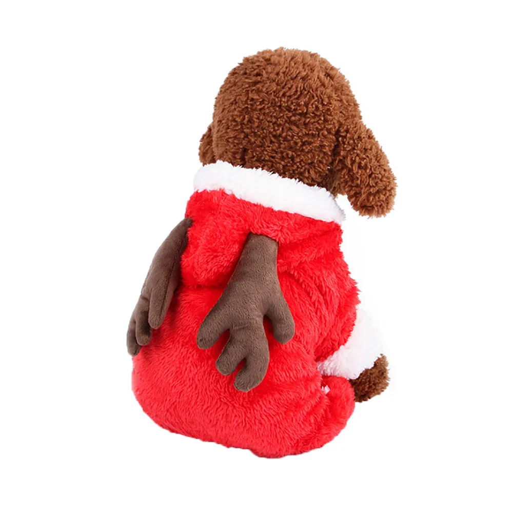 

ISHOWTIENDA Unisex Pet Winter Clothes Puppy Dog Cat Coat Dress Sweater Apparel autumn/winter polyester red