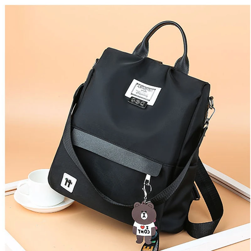 Bonito à Prova Escola de Luxo Alta Capacidade Senhora Danti Água Anti-roubo Oxford Pano Bagpack Mochilas Casuais Mochila Feminina Bolsas Designer