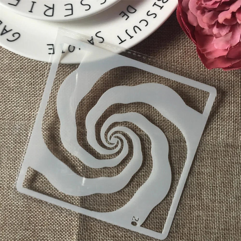 

1Pcs 13cm Windmill DIY Layering Stencils Wall Painting Scrapbook Coloring Embossing Album Decorative Card Template