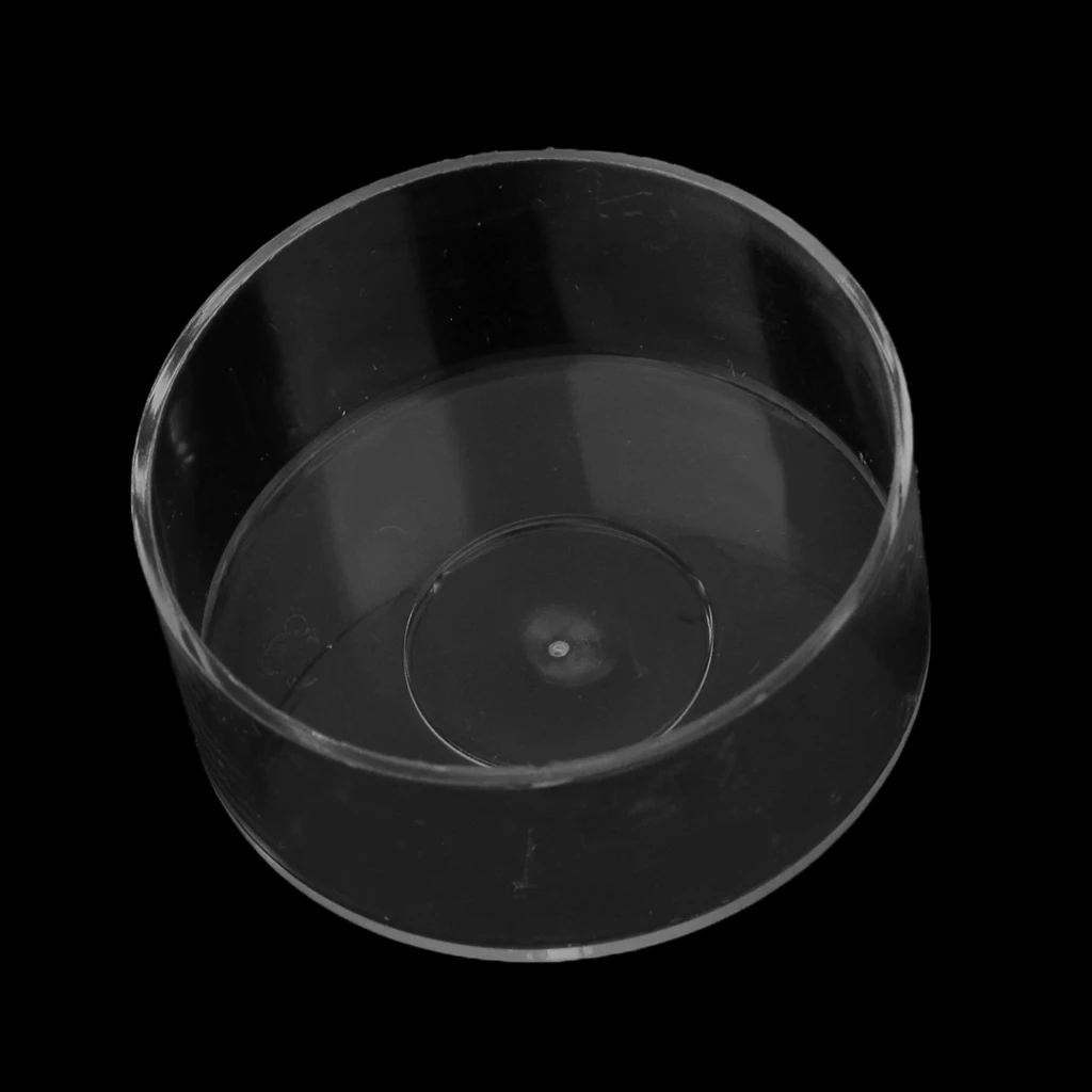 10 Lot Clear Plastic Tealight Cups Round Shaped Candle Mold Jelly Gel Wax Containers Making Mould Handmade Craft Mold