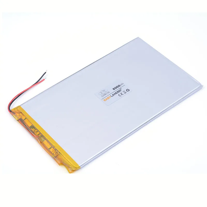 Free shipping large capacity 3.7 V tablet battery 3298156 6000 mah each