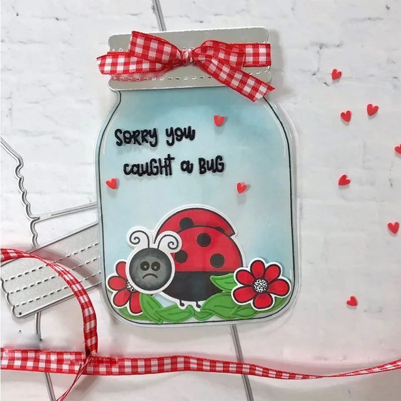 

Huge Jar Bottle Sets Metal Cutting Dies Stencils For DIY Scrapbooking Decorative Embossing Suit Paper Cards Die Cutting Tools