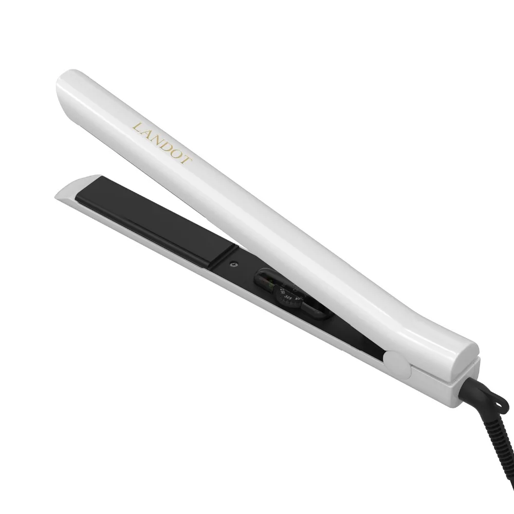 Керамический плоский Утюг Профессиональный 1 дюймов выпрямитель для волос бигуди двойное напряжение для путешествий по всему миру Инструменты для укладки щипцы для завивки