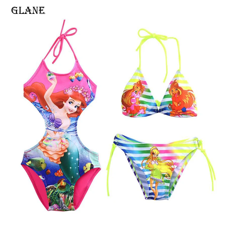 2-10 طن حورية فتاة الاطفال الكرتون الأطفال السباحة بيكيني tankini المايوه الطباعة طفلة الصيف السباحة زي 2-10 طن حورية فتاة الاطفال الكرتون الأطفال السباحة بيكيني tankini المايوه الطباعة طفلة الصيف السباحة زي