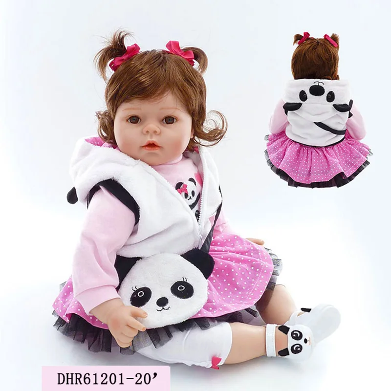 

22" Princess Girls Doll juguetes of Lifelike & Realistic Princess Doll brinquedos with Handmade Rooted Hair and Lovely Dress