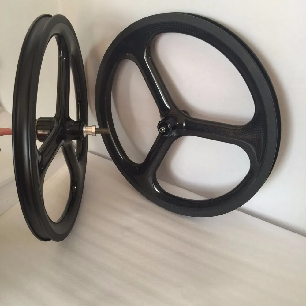 

SEMA 16 inch 3spoke High Quality Carbon Wheel for brompton cycling wheels super light promotion price for Thomchai