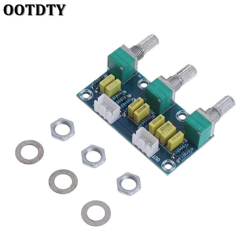 1 шт. Новинка OOTDTY HIFI усилитель пассивный тон плата тройной бас регулятор
