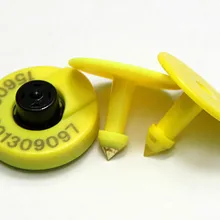 EM4305 134,2 кГц ISO11784 ISO11785 rfid Ушные бирки для животных крупного рогатого скота овец свиней управления 20 шт./лот