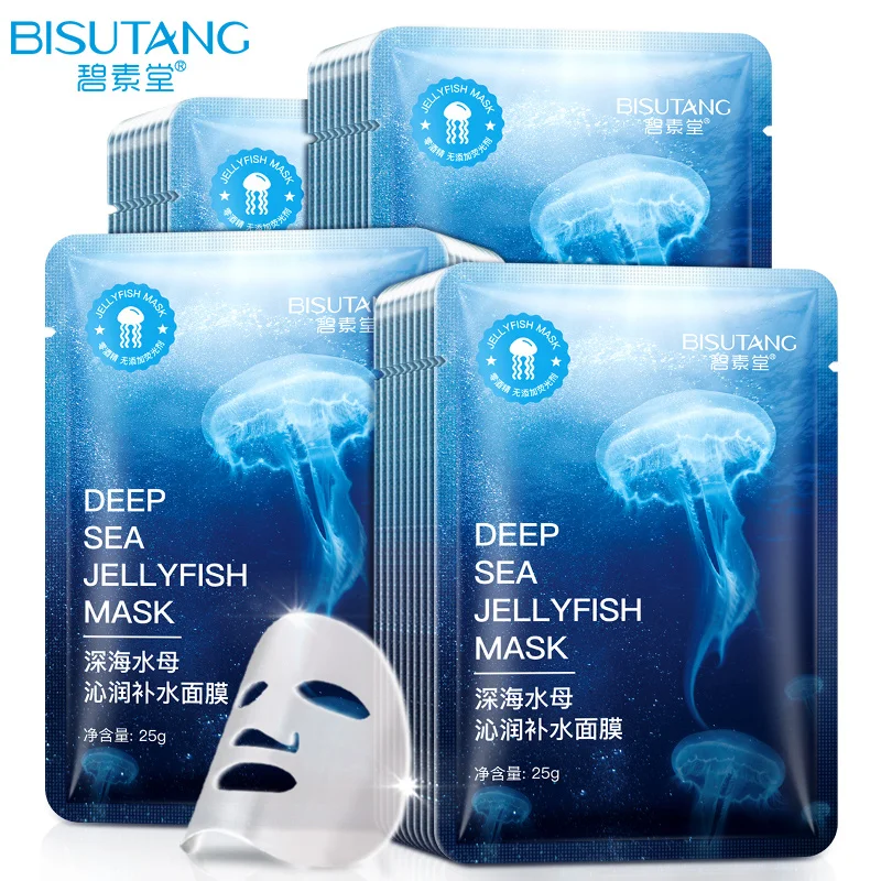 

BISUTANG New 1 Pcs Deep Jellyfish Mask Facial Treatment Moisturizing Moisturizing Whitening Acne Rejuvenating Mask Skin Care