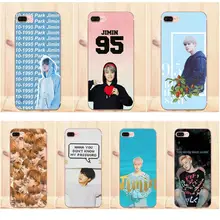 Maerknon Park Jimin для Apple iPhone 4 4S 5 5C 5S SE 6 6S 7 8 Plus X Мягкий ТПУ чехол Аксессуары