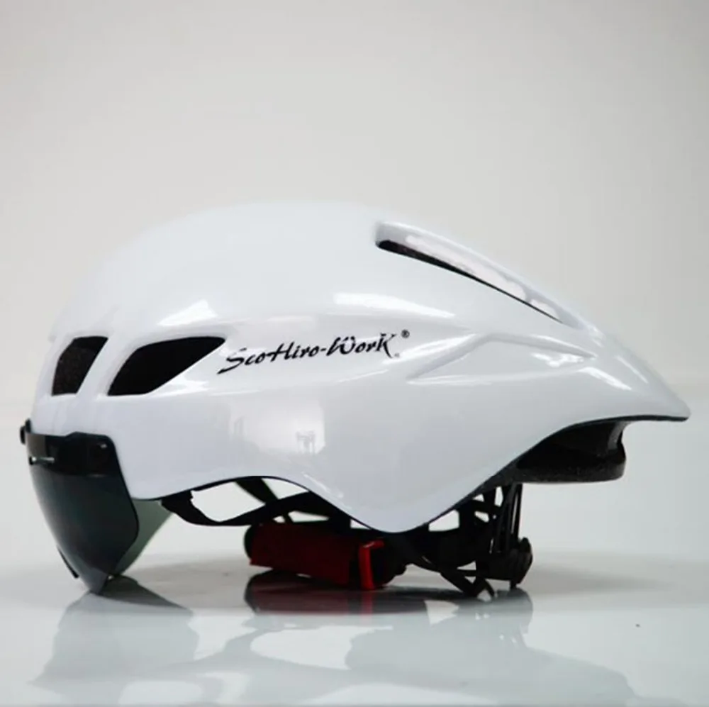 

2018 breathable bike helmet with visor ultralight mtb mountain road bike cycling helmet men&women pro triathlon bicycle helmet