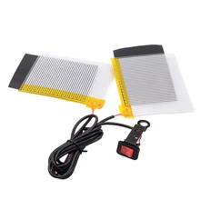 12V 10W Universal Motorcycle Motorbike Handlebar Warm Heated Grip Kit Pads 9 x 9cm E#A3