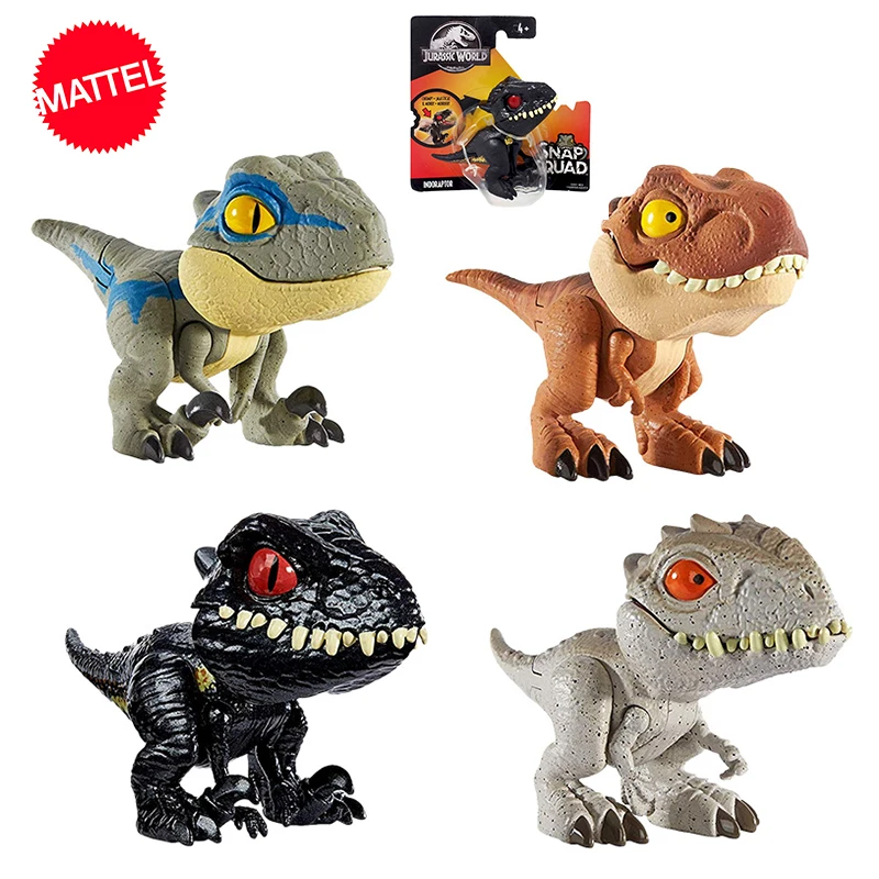 Original Jurassic World Minifingers Dinosaur Action Figure Movable Joint Simulation Model Toy for Children Halloween Figma Gift