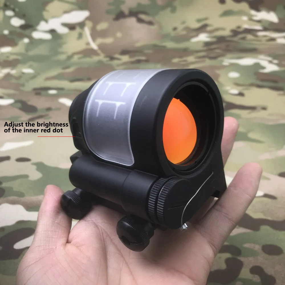 

Black Tactical 1X38 SRS Style 1.75 MOA Solar Power Reflex Red Dot Sight Red Dot Sight Scope With QD Mount Optics Riflescope