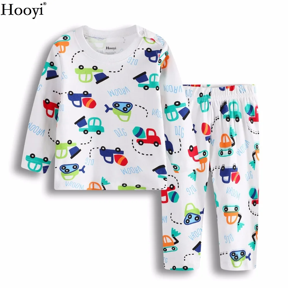 Blue Whale Baby Clothes Suit At Home 100% Cotton Boys Sleepwear Top Quality Children T-Shirt Pant Set 3-6 6-12 12-18 18-24 Month
