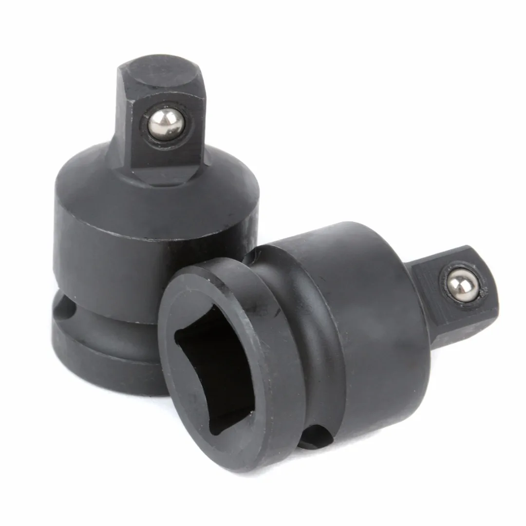 2PCS 1/2 to 3/8 Socket Reducer Air Impact Wrench Adapter Hand Pneumatic