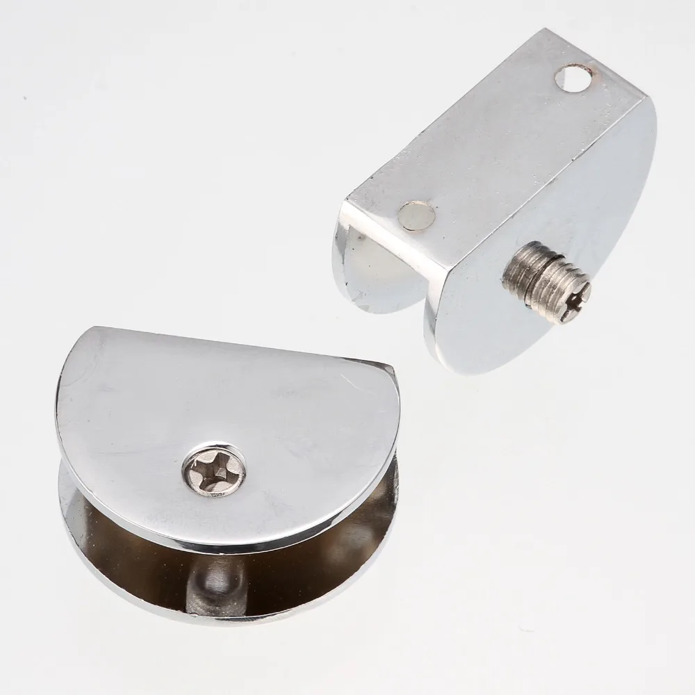 4 Pcs Stainless Steel Glass Clamp Holder For Window Balustrade