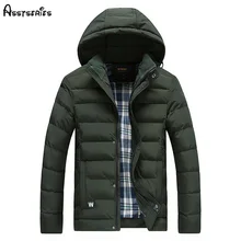 Новое поступление, мужские осенние и зимние хлопковые пуховики, модная Толстая Теплая мужская одежда с хлопковой подкладкой, D170