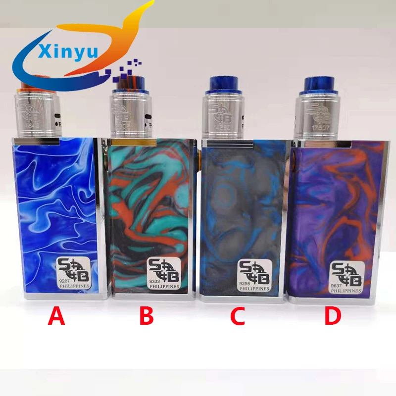  2018 sob v4 kit Mechanical Mod double 18650 Parallel connection Stainless steel and resin Vaporizer