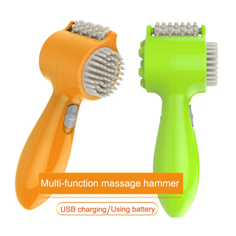 

1 Pcs Cervical Head Massage Electric Roller Hammer Multi-Function Massager All-shipping