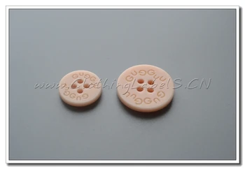 

Custom resin button for clothing, shoes, bags, t-shirts etc., diameter 20mm, eco-friendly with laser printing of logo
