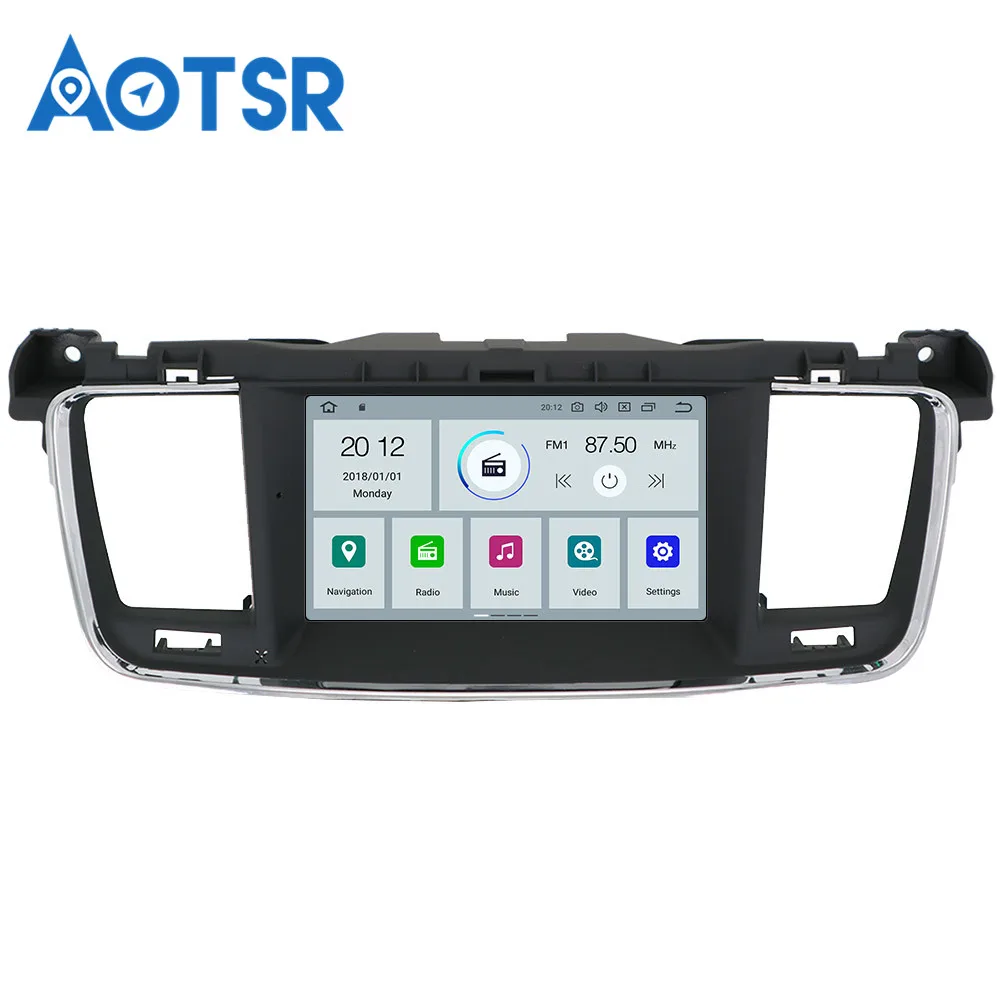 Автомобильный DVD плеер Android 9 0 4 + 32 ГБ gps навигация радио стерео для PEUGEOT 508 2011 2012 2013