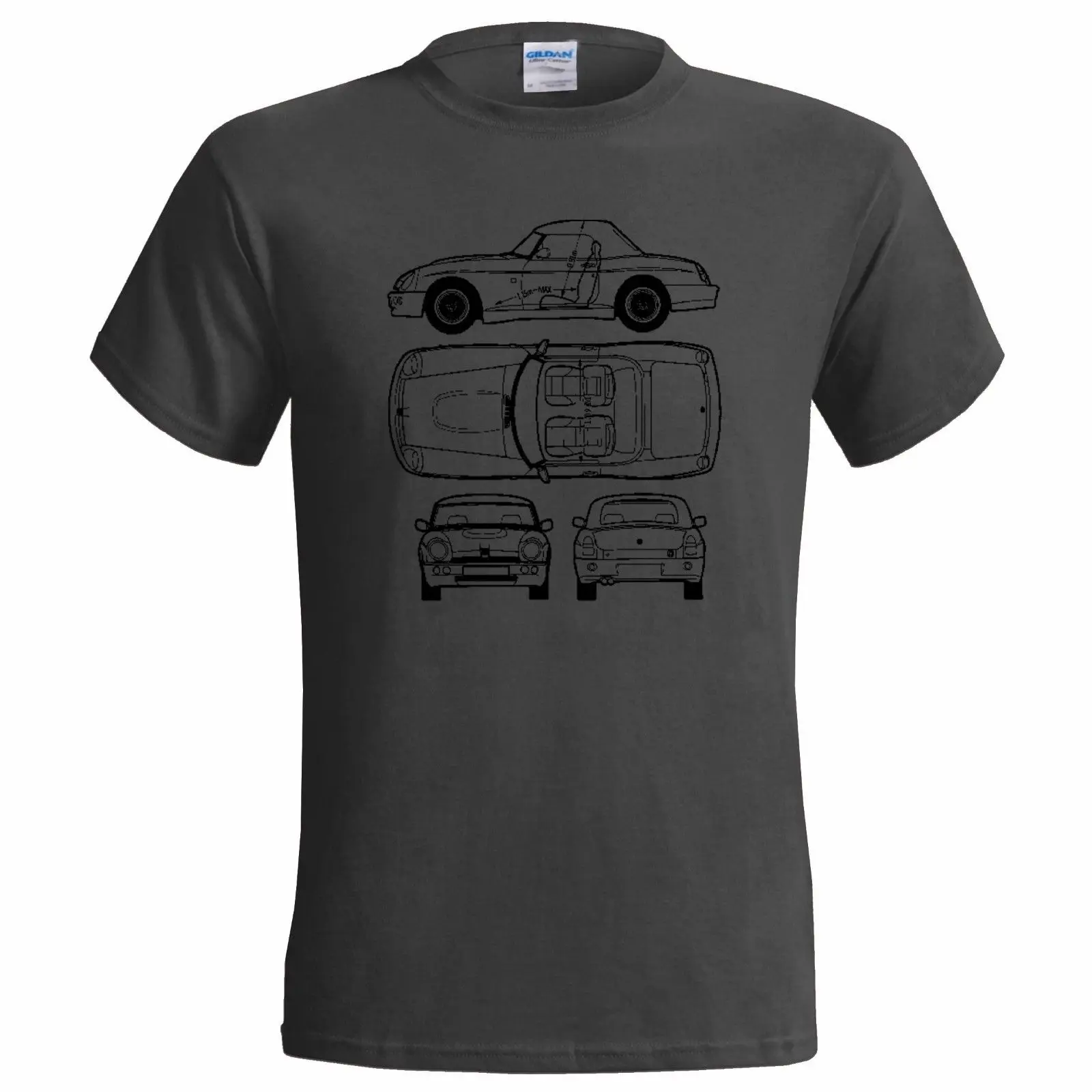 Male Best Selling T Shirt Mg Rv8 Blueprint Mens T Shirt Classic Car Sporter Racer Summer Tee