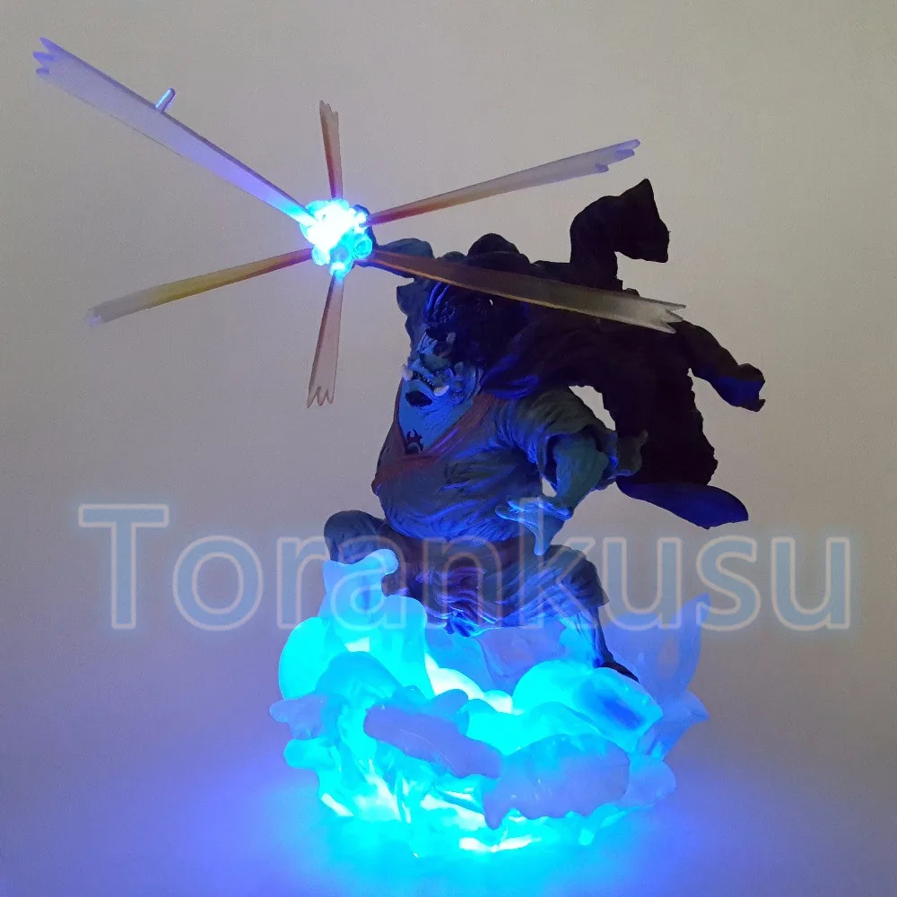 

One Piece Action Figure Jinbe With Led Effect DIY Display Toy 170mm Anime One-piece Jiinbe Luffy Zoro Model Doll DIY116
