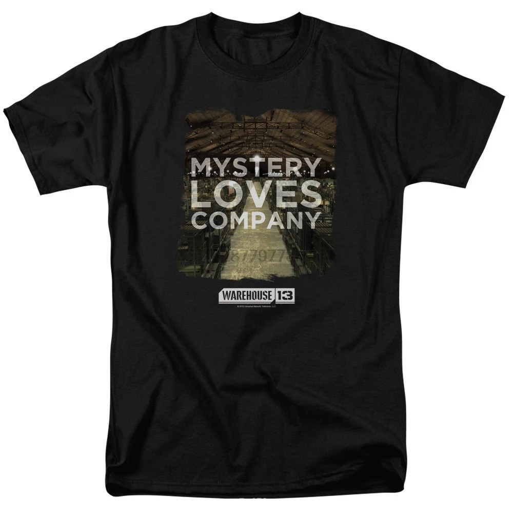 S-3X футболка с надписью Warehouse 13 Mystery Loves новая модная бесплатная доставка 2019 |
