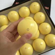 16 шт./компл. Бильярд бассейн белые шарики желтый с синий круг 57,25 мм девять-шар белый шар смола бильярдный шар