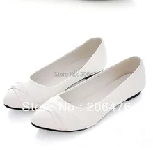 2016 NEW Lace up Women shoes for Lady fashion flat shoes Black & White