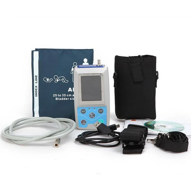 

2018 New ABPM50 24 hours Ambulatory Blood Pressure Monitor Holter ABPM Holter BP Monitor with software NIBP holter+PC