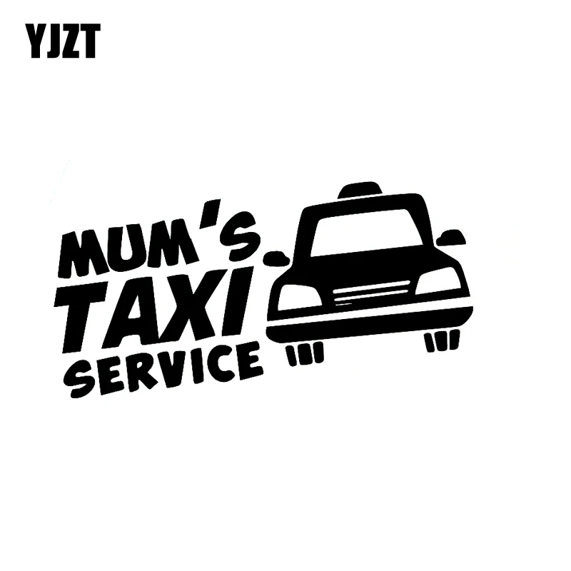 MUM'S TAXI SERVICE STICKER Funny Caravan Swift Bailey Car Novelty Vinyl Decal 