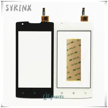 Syrinx сенсорная панель для сотового телефона сенсорный экран для lenovo A1000 смартфон сенсорный экран дигитайзер Переднее стекло сенсор с наклейками