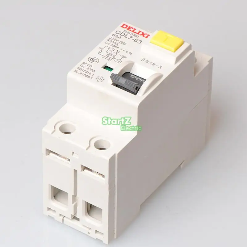63A 2P RCCB автоматический выключатель CDL7 63 DELIXI|circuit breaker|63a 2pdelixi circuit breaker |
