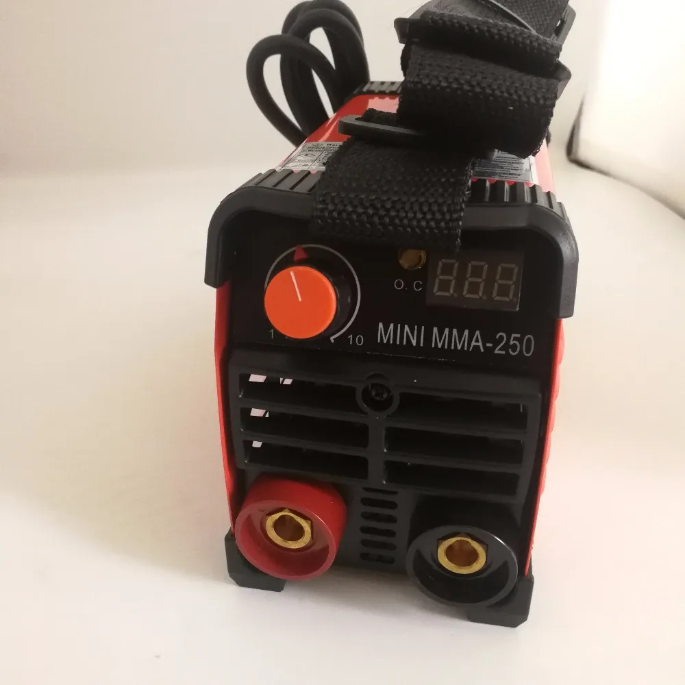ММА портативный мини Электрический сварочный аппарат 220V 20-250A инверторный дуговой сварки инструмент газовой горелки