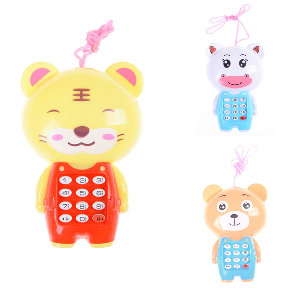 Cartoon Baby Music Phone Early Learning Toy Kids Educational Toys Gift Randomly