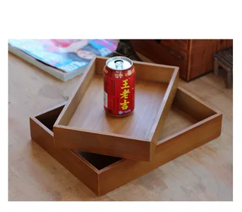 

1PC Creative Home Bamboo Store Saucer Restoring Ancient Tea Tray Sitting Room Tablet Hotel Storage Tray JL 002