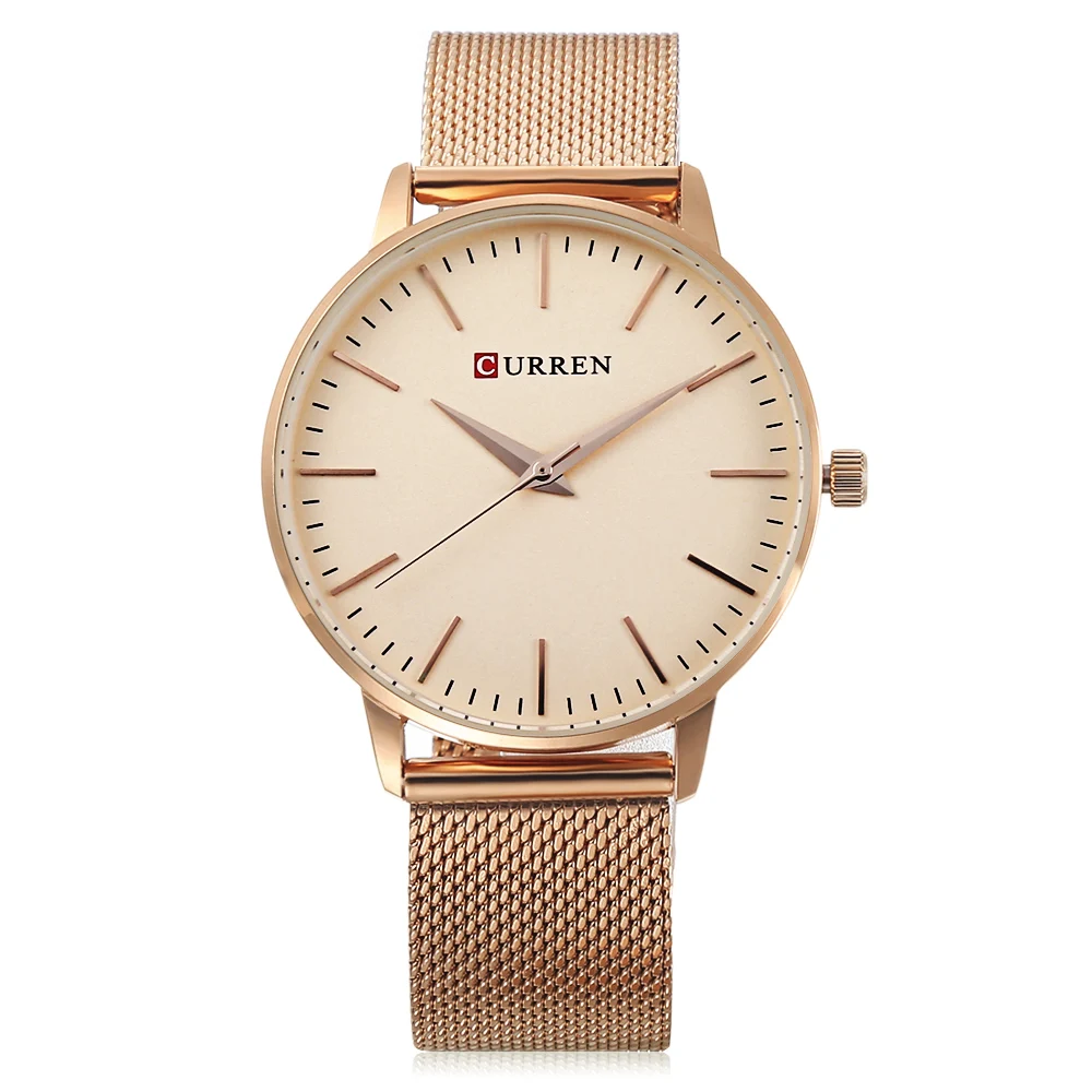 

2018 Style Fashion Watches Super Woman Luxury Brand CURREN 9021 Watches Women Watch Retro Quartz Relogio Masculion For Gift