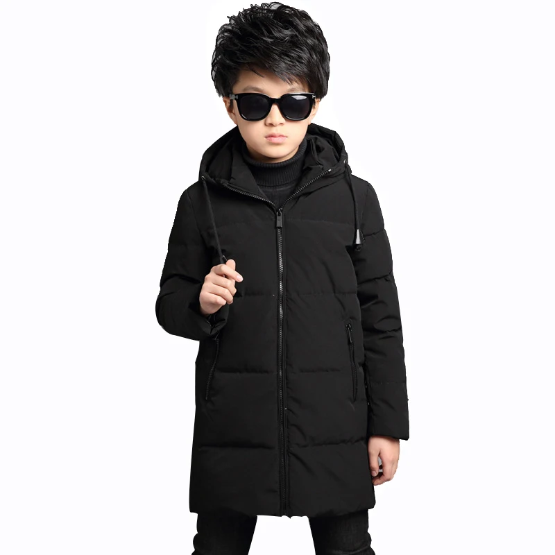 

Rlyaeiz Quality 2019 Fashion Winter Jackets For Boys Casual Printed Fur Collar Hooded Cotton Padded Parka Warm Thickening Coats