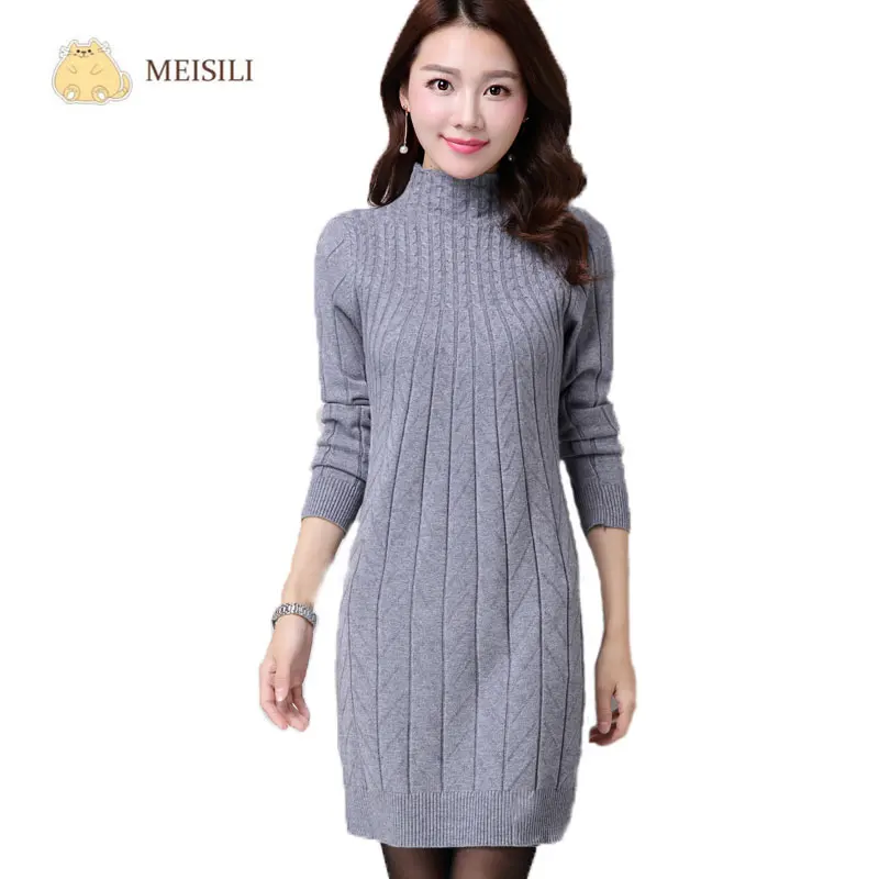 Autunno inverno Donne Maglioni es A Maniche Lunghe di Lana Lavorato A  Maglia Maglioni Femminile Dolcevita Mini Vestito Sottile Abbigliamento  Donna|womens clothing|sweater dressdress women - AliExpress