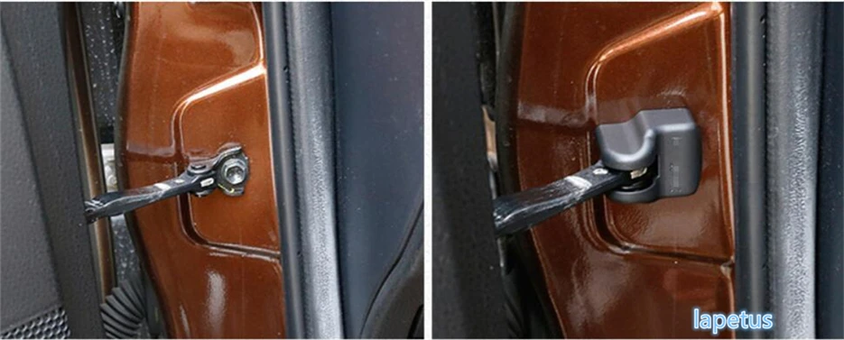 

For Toyota Fortuner / Hilux SW4 2016 2017 2018 Plastic Door Arm Stop Rust Waterproof Protector Decoration Frame Cover Trim 4 Pcs